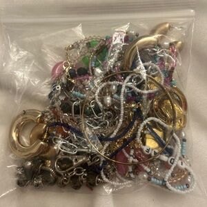 Gold and Silver jewlwery jar